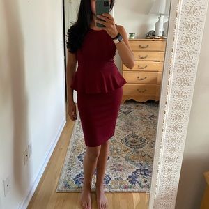 The Limited Burgundy Business Professional Dress